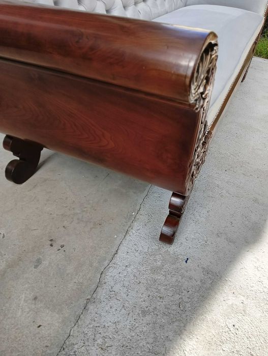 Kanapa sofa Biedermeier antyk po renowacji