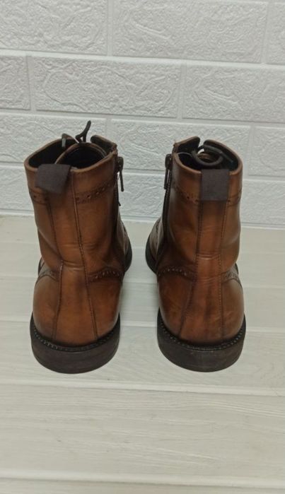 Шкіряні чоботи Zara 42р.