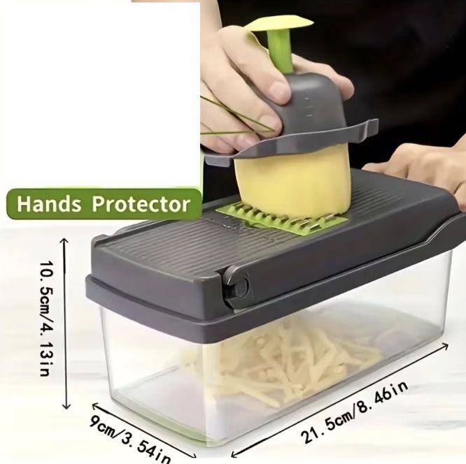 Багатофункціональна овочерізка 14-в-1 — незамінний помічник на кухні!