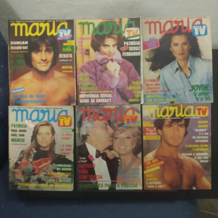 42 revistas MARIA, anos 80 (ll)