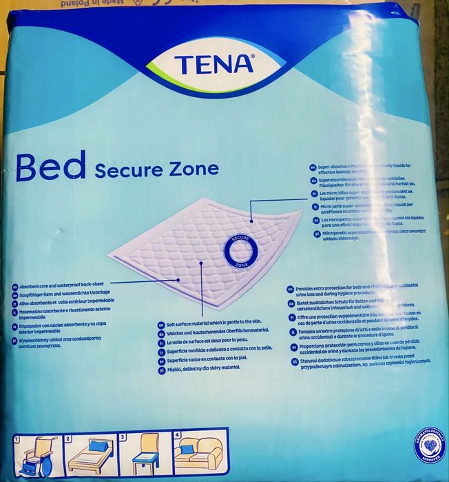 Podkłady Tena Bed Super 60*60 cm - 2*30 sztuk