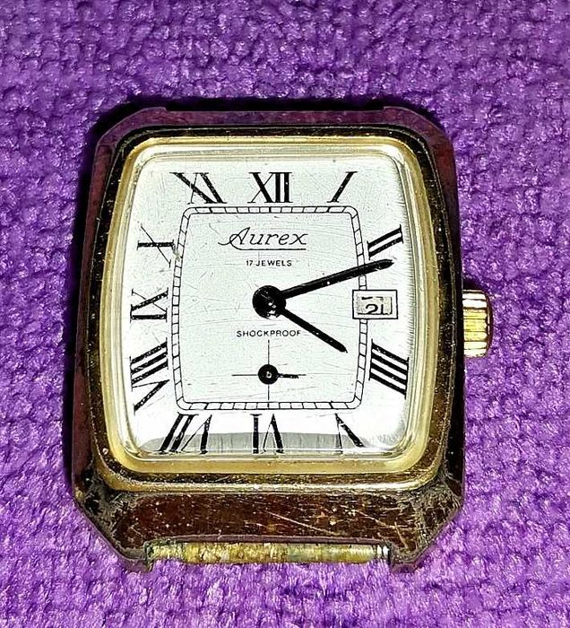 AUREX, Relógio de Pulso Antigo, Mecânico
