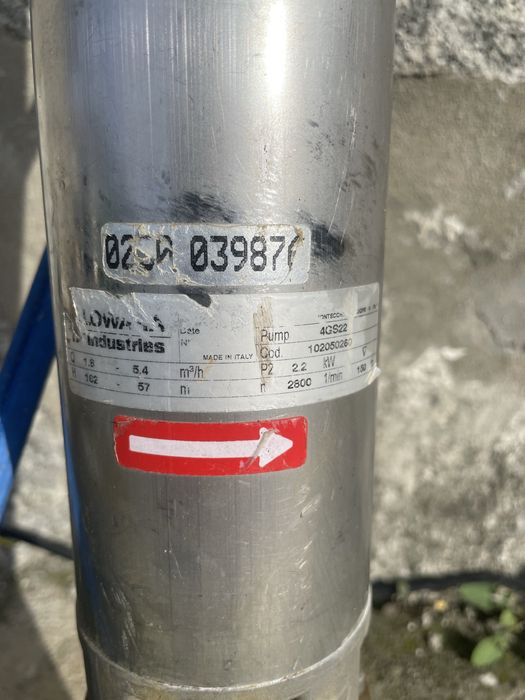 Bomba Poço Furo Franklin Electric