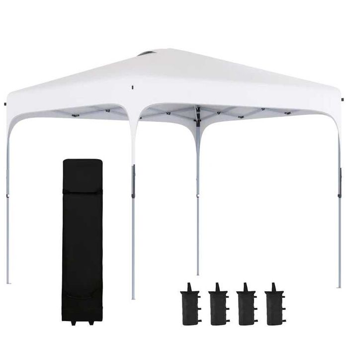 Tenda Dobrável 2.5x2.5m com Proteção UV e Bolsa de Transporte - NOVA!