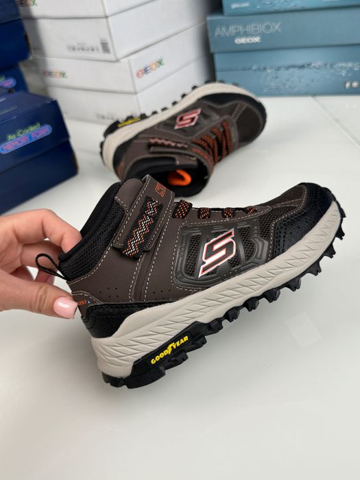 Детские ботинки на липучках Skechers Fuse Tread 27/30/31/32/33р