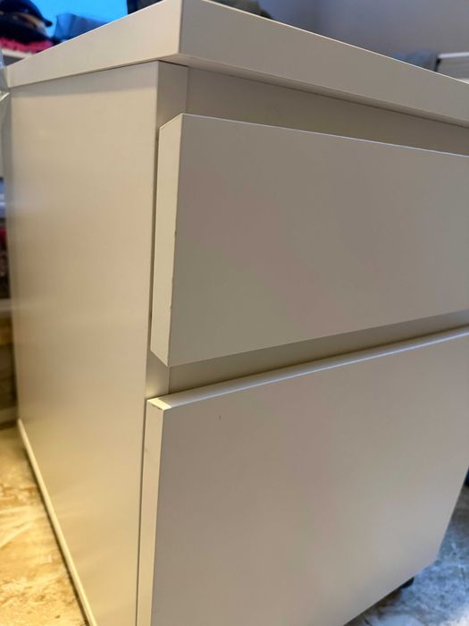 biurko/ stół do pracowni z kontenerkiem MALM