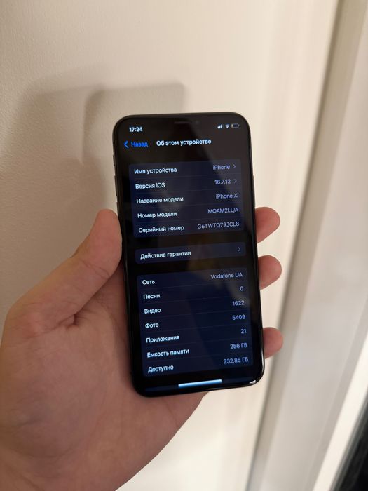 iPhone X 256 100% ідеал