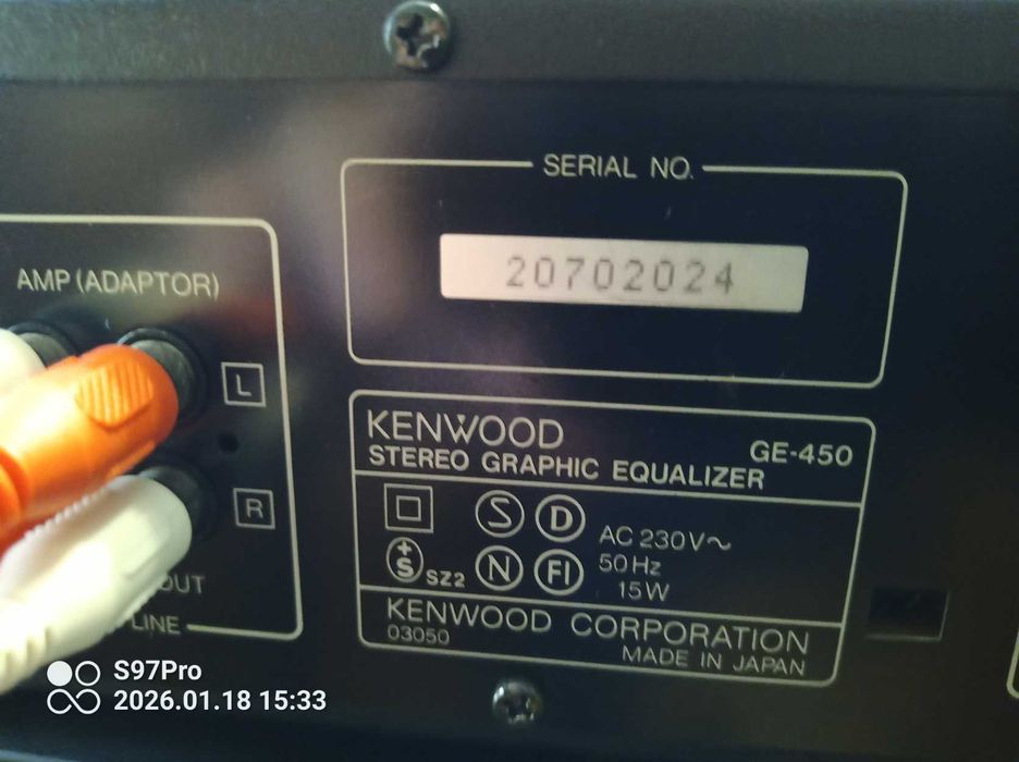 Korektor graficzny KENWOOD GE-450 - Made in Japan