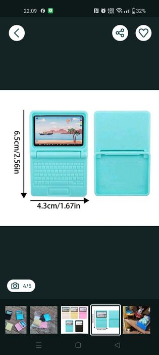 Laptop dla małych lalek