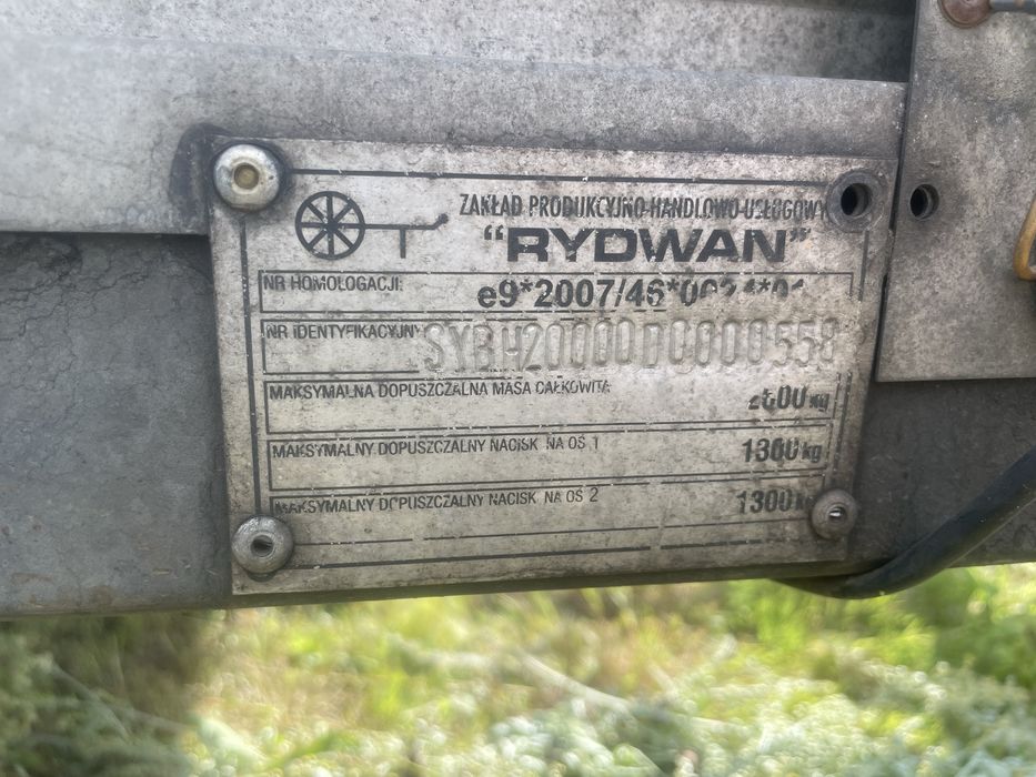 Причіп Rydwan 2600 Ридван прицеп