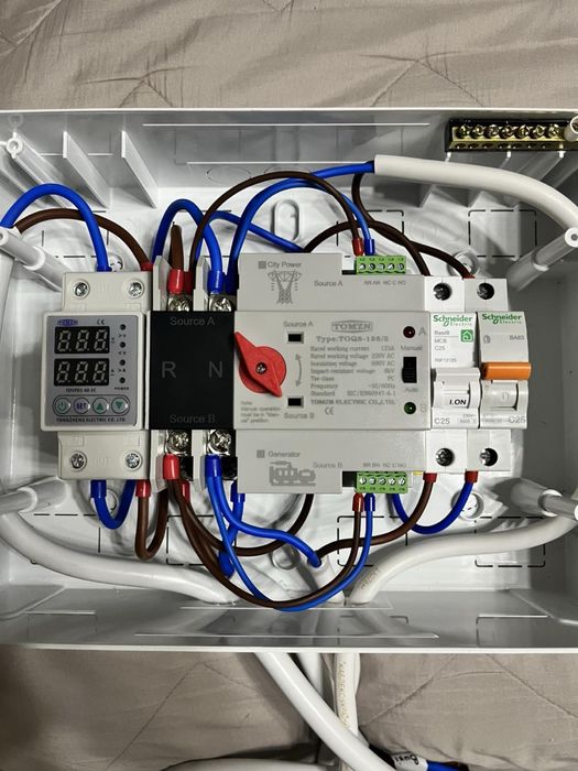 Щит АВР, готове рішення для підключення EcoFlow, Bluetti, інвертора