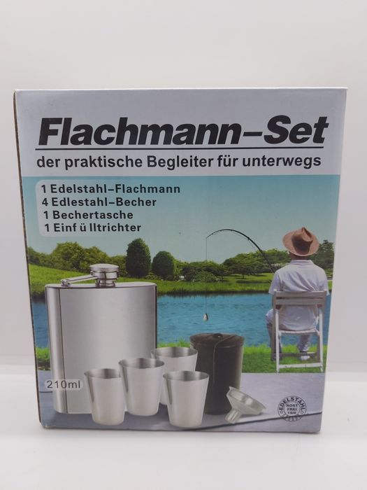 Фляга, стопки, лейка набор Flachmann-Set