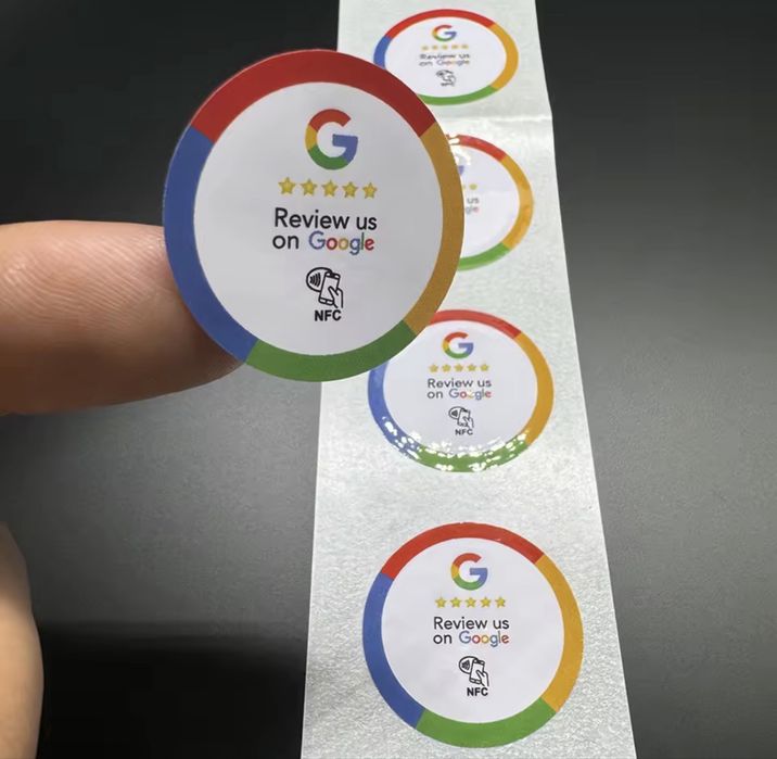 Cartão NFC personalizado para avaliações Google