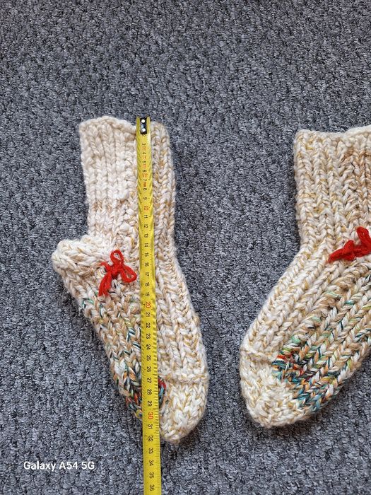 Skarpety ciepłe na stopę 22-24 cm