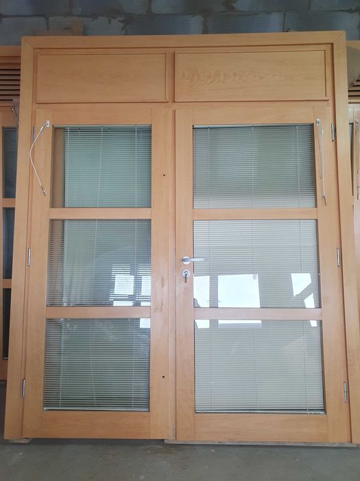 DRZWI Wewnętrzne Bukowe Dwuskrzydłowe Biurowe 200x250cm 4 sztuki