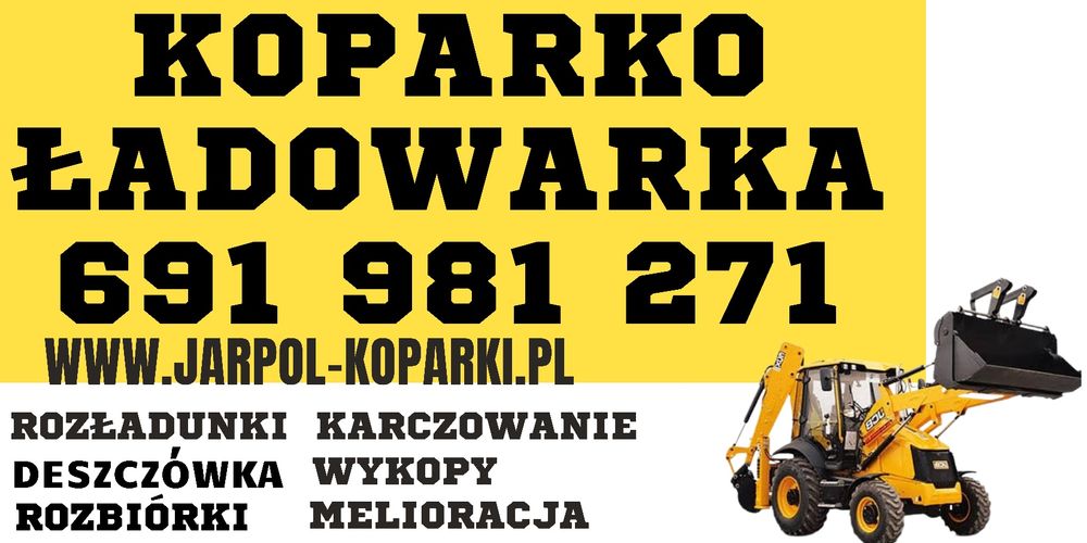 Usługi koparką Szczecin i okolice