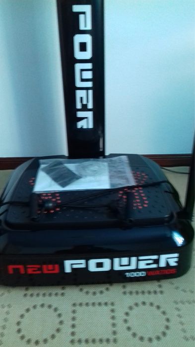 Placa Vibratória New Power 1000W – Ginástica