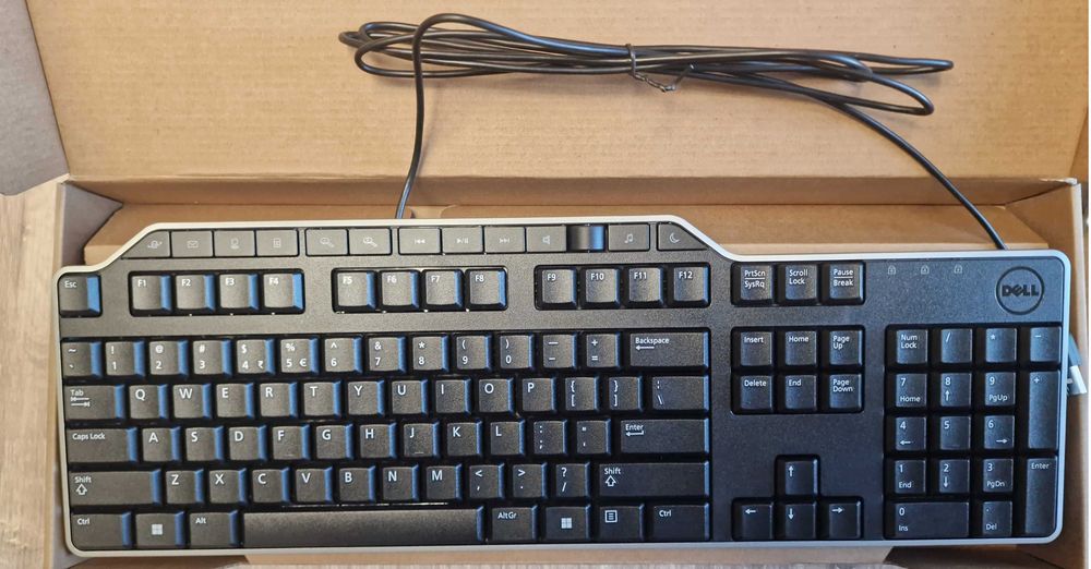 Klawiatura Dell KB522 USB + HUB USB Multimedialna