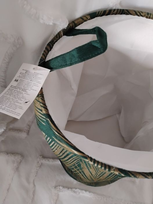 kosz do przechowywania pojemnik ozdobny okrągły Ø 30 cmx40 cm NOWE