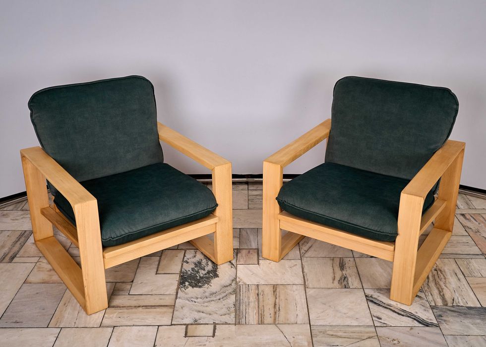 Para foteli proj. M. Navratil model Daria Czechosłowacja lata 80'