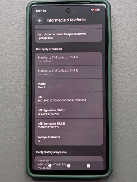 Telefon Google Pixel 7, 8/128 obsidian black
