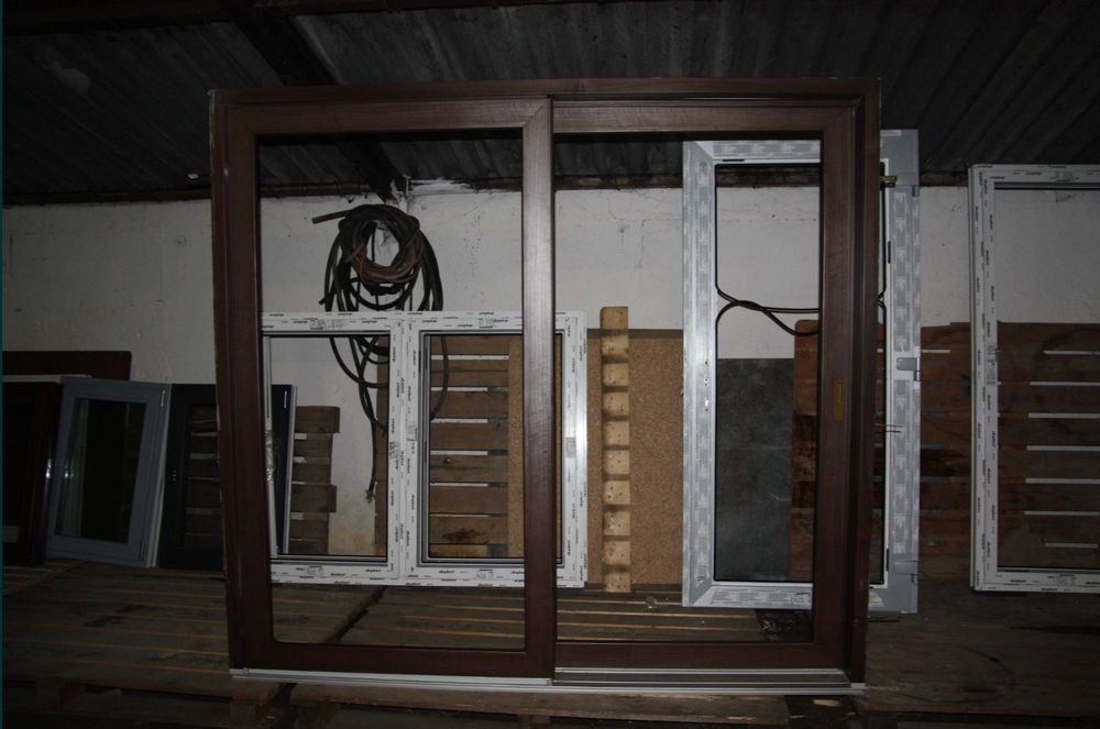 Przesuwne okno tarasowe HS 229/210 ciepłe 3 szybowe
