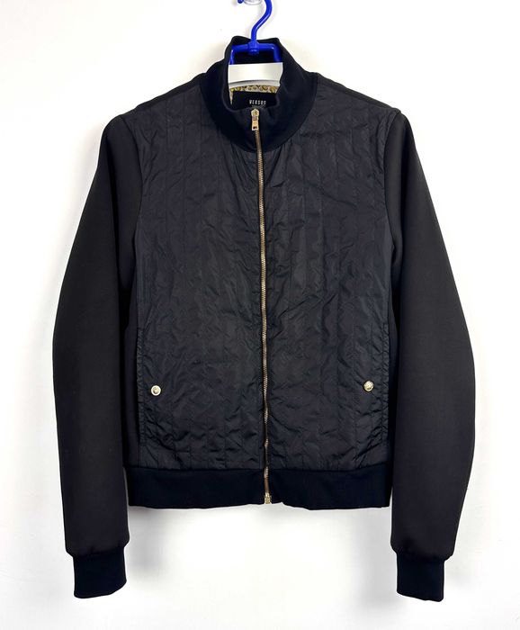 Kurtka damska VERSUS VERSACE czarna bomberka pikowana r. L