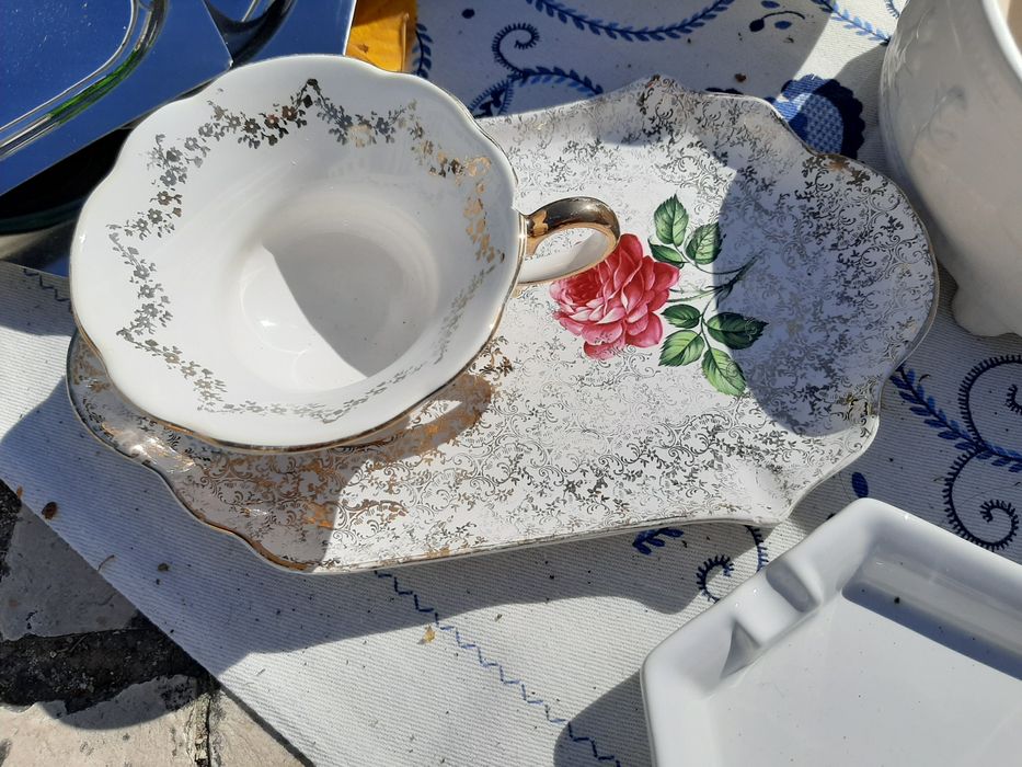 Chávena e Pires Estatuária Antigo/ Vintage