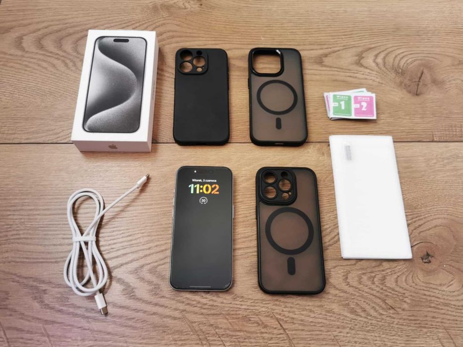 Smartfon Apple iPhone 15 Pro 8 GB/128 GB 5G White Titanium