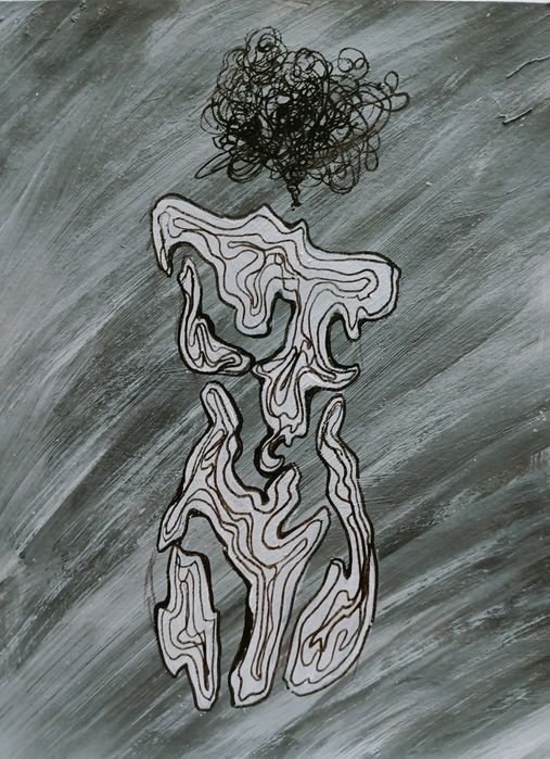 Ilustracja tors kobiecy