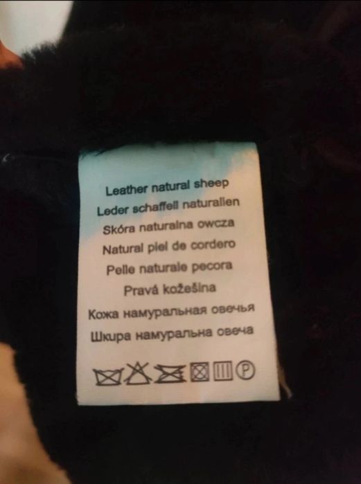 Kożuch damski skórzany naturalny