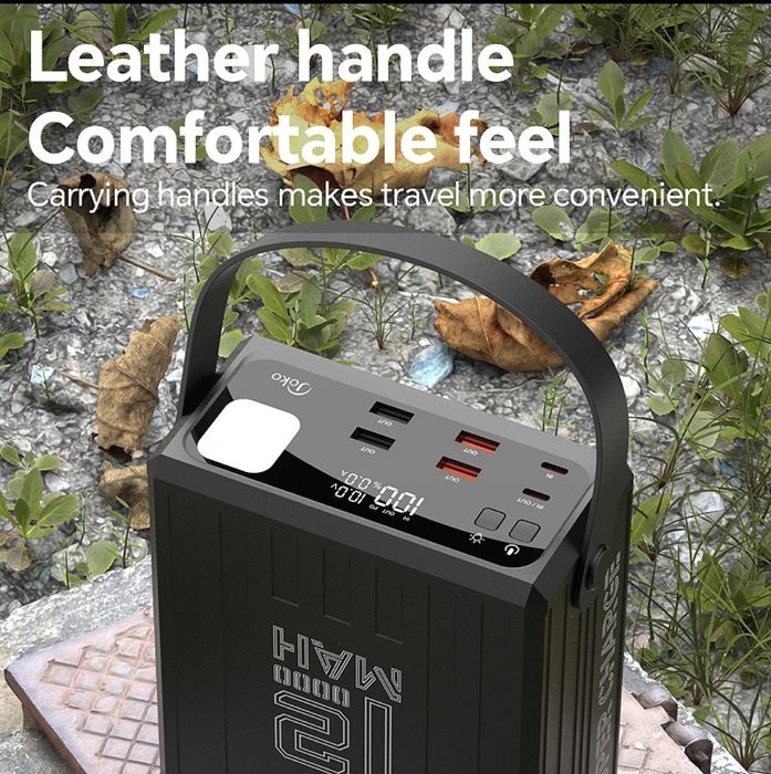 li-Po power bank 120000mah компактний павербанк, великий об'єм батареї