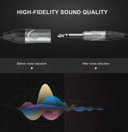 Balanced XLR Male to Balanced Jack Cable – 10 m – New / Pro Quality64729494758658121