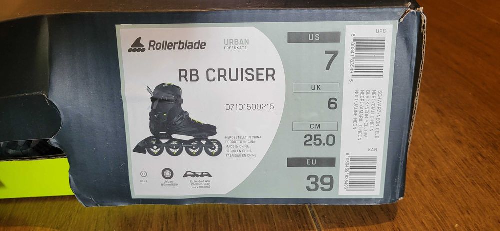 Rolki Rollerblade RB Cruiser roz.39