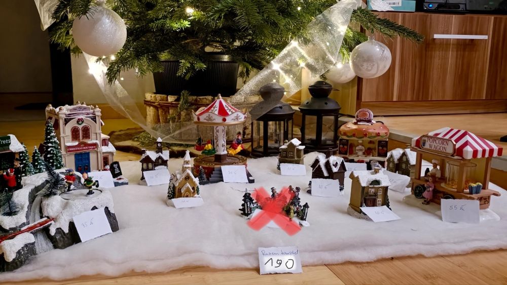 element miasteczka światecznego