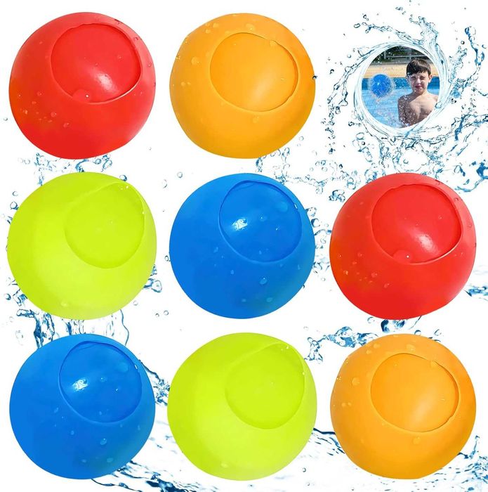 BOMBY WODNE 8szt samozamykające balony na wodę TOPJOWGA s436
