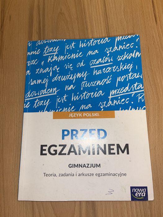 Przed egzaminem język polski