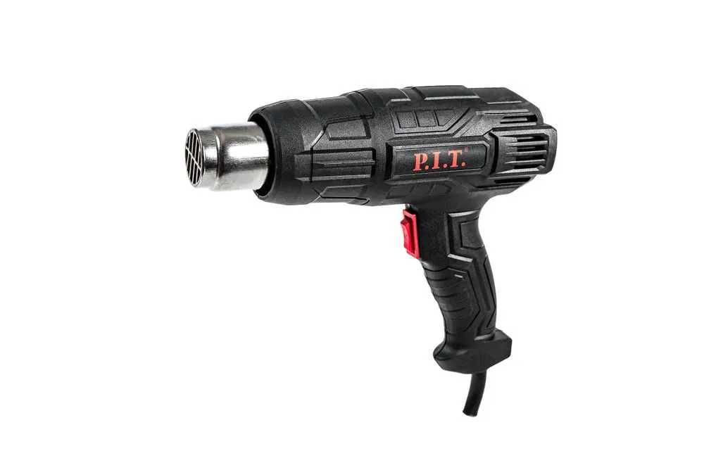 Технічний будівельний фен P.I.T. 2300Вт 300-600 С 4 насадки кейс PL