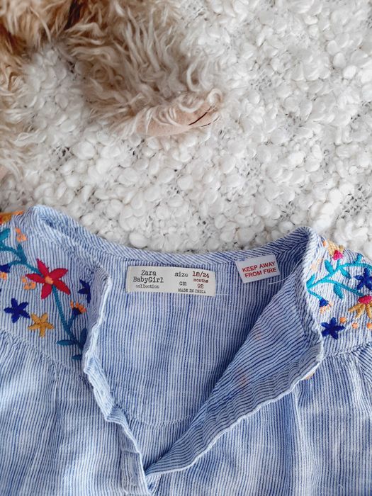 Bluzka wiosenna Zara r.86