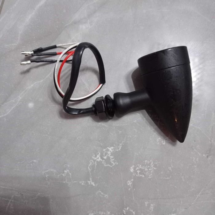 Kierunkowskazy Kierunki czarne metal Harley Chopper inne Para 2 sztuki