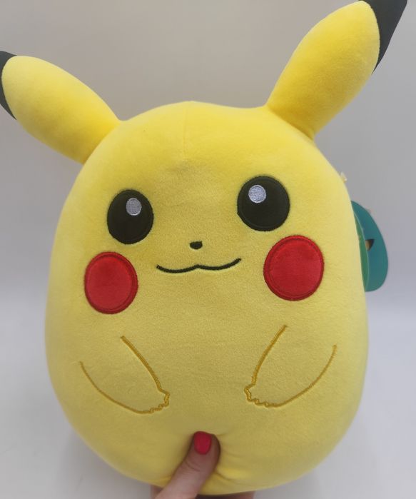 pikachu squishmallows 30 cm maskotka pluszak nowy z metka