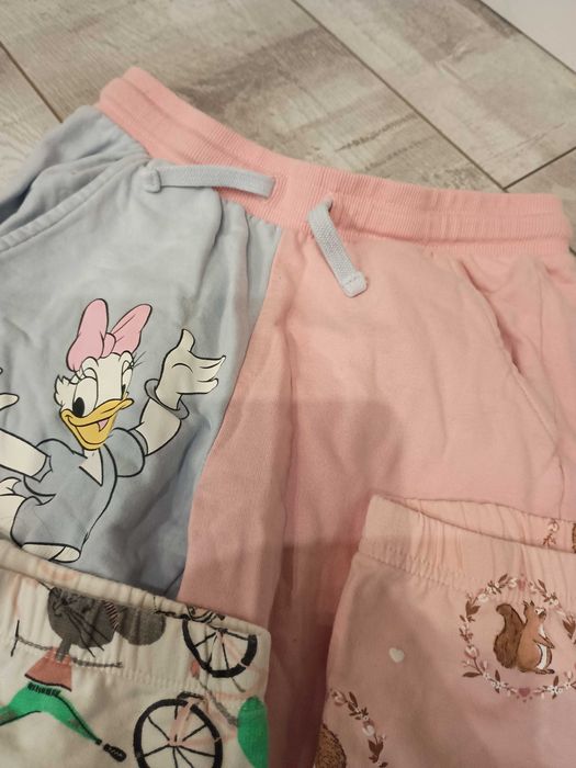 zestaw/komplet spodni dla dziewczynki 134