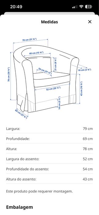 Poltrona Tullsta ikea
