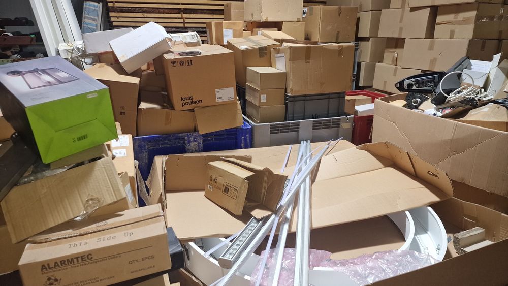 Material de eluminação grande lote projectores batarias