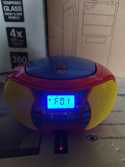 Radio Boombox z Karaoke KarcherRR 5026 FM CD AUX USB MP3