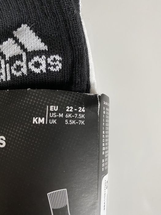 Meias Adidas Tam 22-24 novas