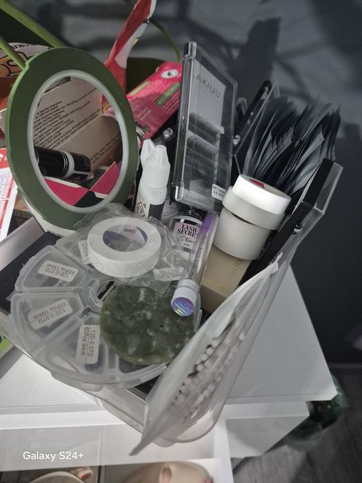 Mix paletek 37szt.do przedłużania rzęs+dodatki