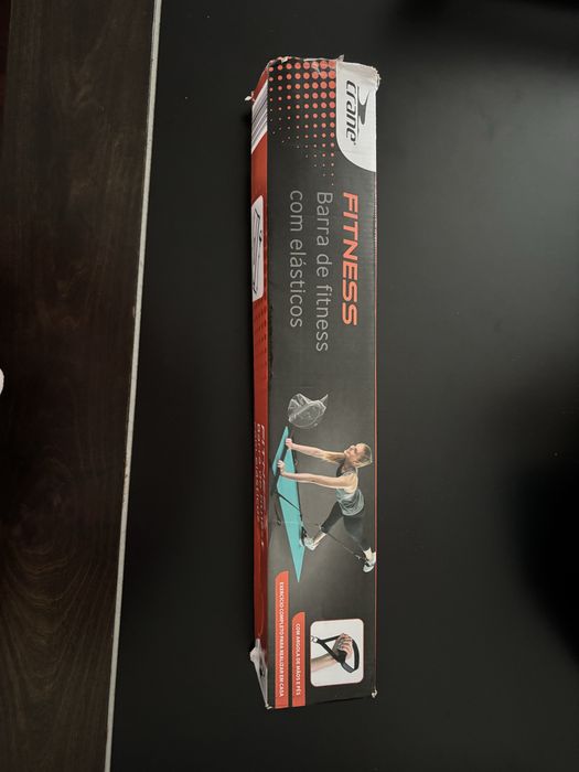 Barra de Fitness com elasticos/ Tapete e elasticos de 5 kg
