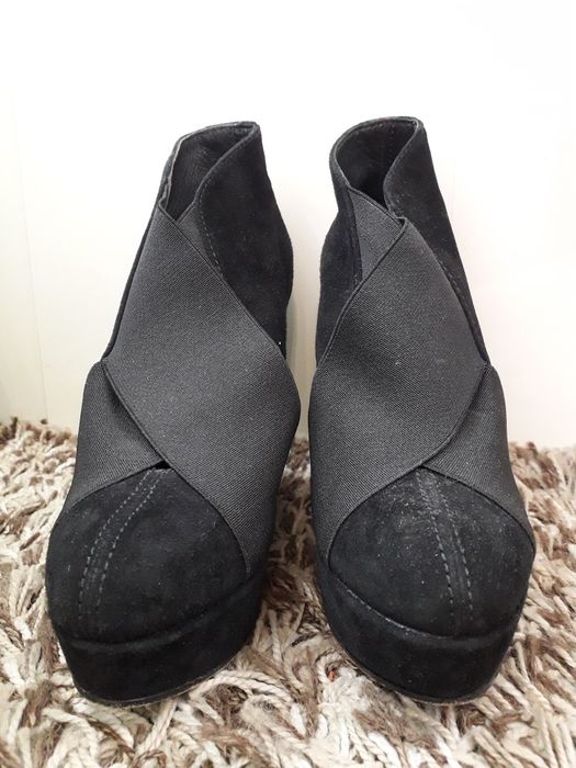 Туфли, полуботинки, ботильоны замшевые
