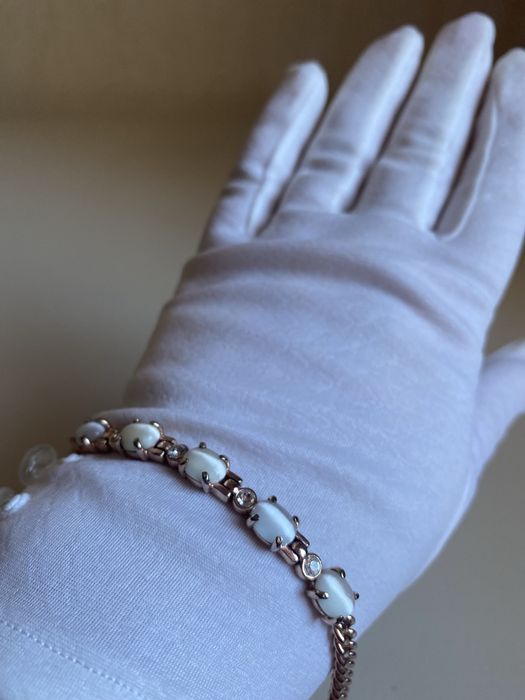 Браслет, ювелирный сплав с позолотой,винтаж